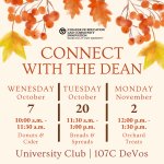 Connect with the Dean on October 7, 2026